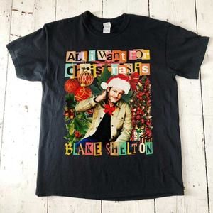 All I Want For Christmas Is Blake Shelton - Christmas Gift - Unisex Black Tshirt